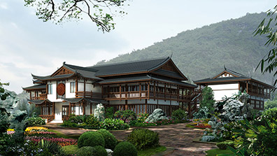 不同風(fēng)格、類(lèi)型的建筑及其建筑不同部位的植物配置