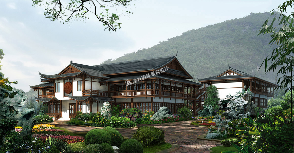 不同風(fēng)格、類型的建筑及其建筑不同部位的植物配置